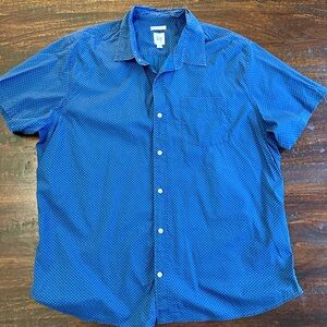 GAP Men's Casual Blue Button Down Shirt